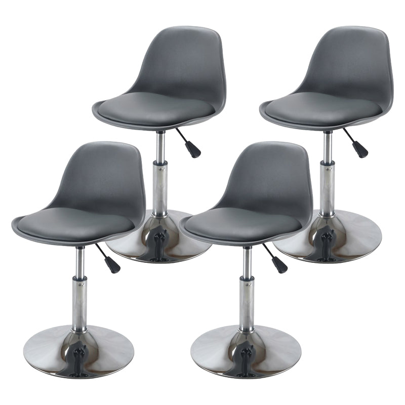 Contemporary Liftable Bar Stool Metal Counter Bar Stool with Metal Legs