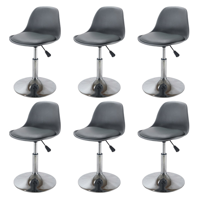 Contemporary Liftable Bar Stool Metal Counter Bar Stool with Metal Legs