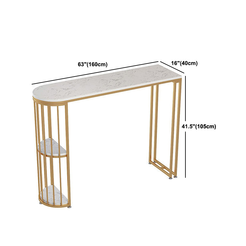 1/3/4 Pieces Marble Bar Table Set Glam Matte Finish Bar Stool and Table Set
