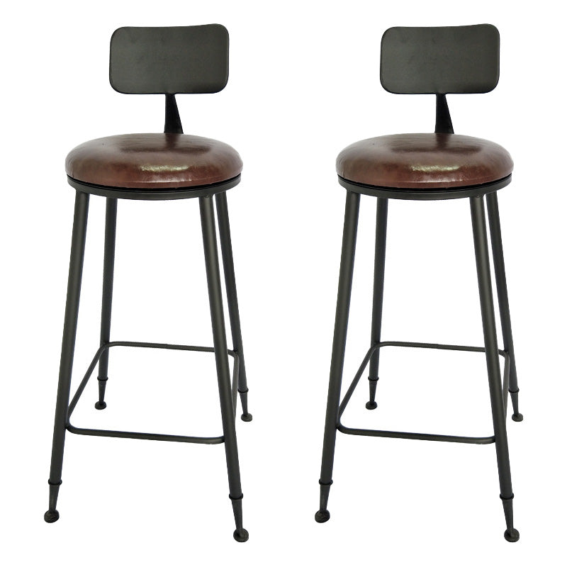 Industrial Style Solid Wood Bar Table Set 1/2/3/4 Pieces Counter Table with High Stools