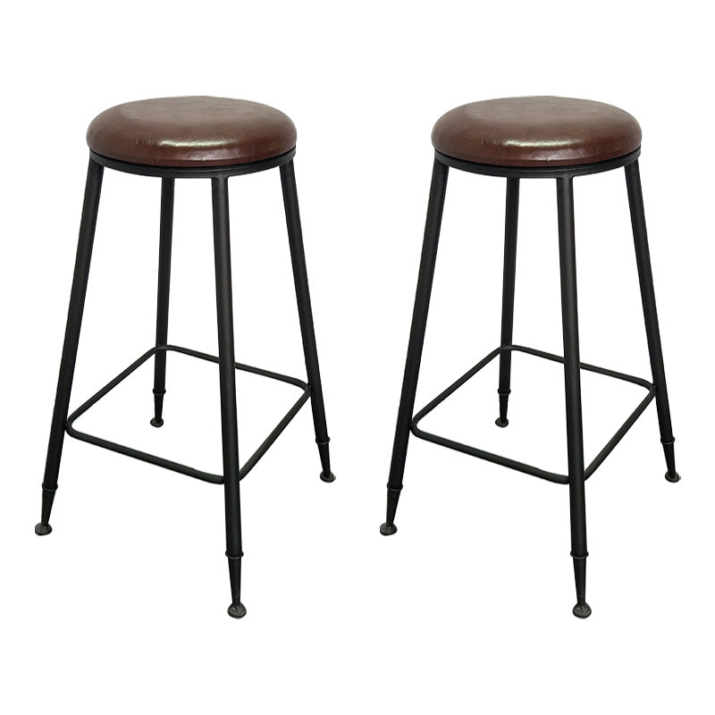 Industrial Style Solid Wood Bar Table Set 1/2/3/4 Pieces Counter Table with High Stools