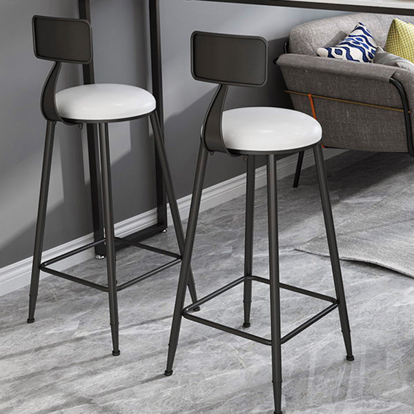 1/3 Pieces Modern Iron Bar Table Set Rectangle White Faux Marble Top Bistro Set with Shelf