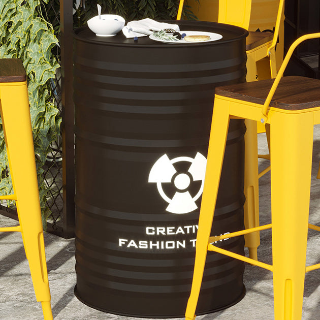 1/2/4 Pieces Industrial Bar Stool and Table Set Metal Bar Table Set