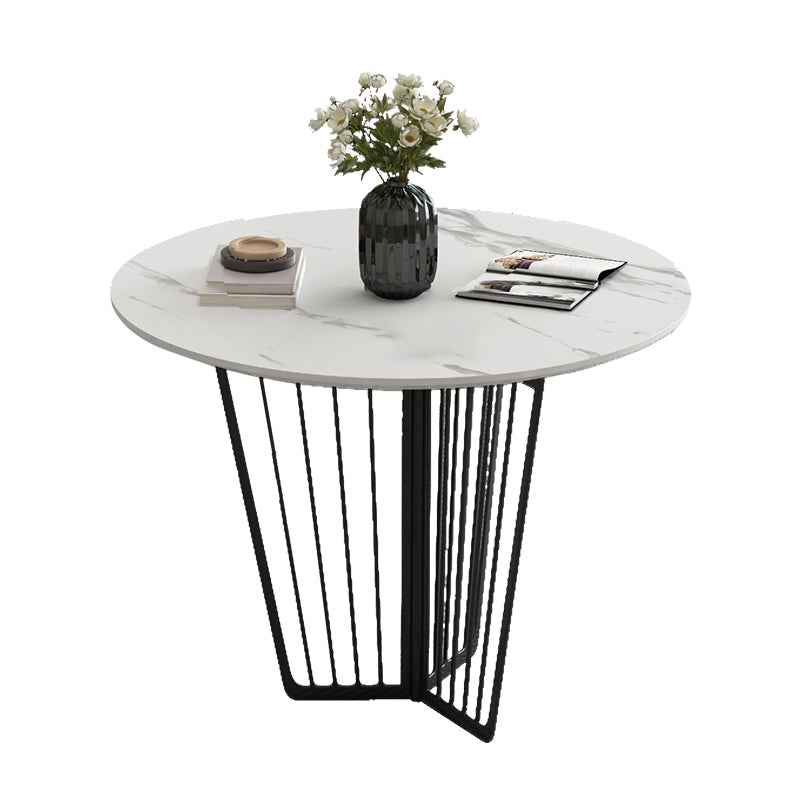Modern Sintered Stone Dining Table 1/2/5/7 Pieces Round Dining Table Set