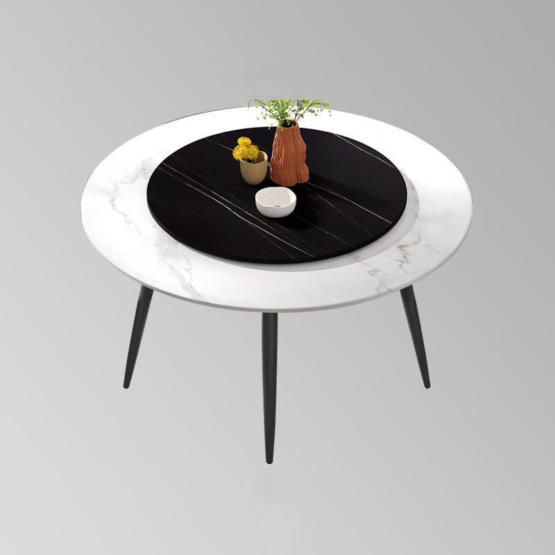 Modern Restaurant Table and Chair Set 1/4/5/7 Pieces Round Dining Table Set