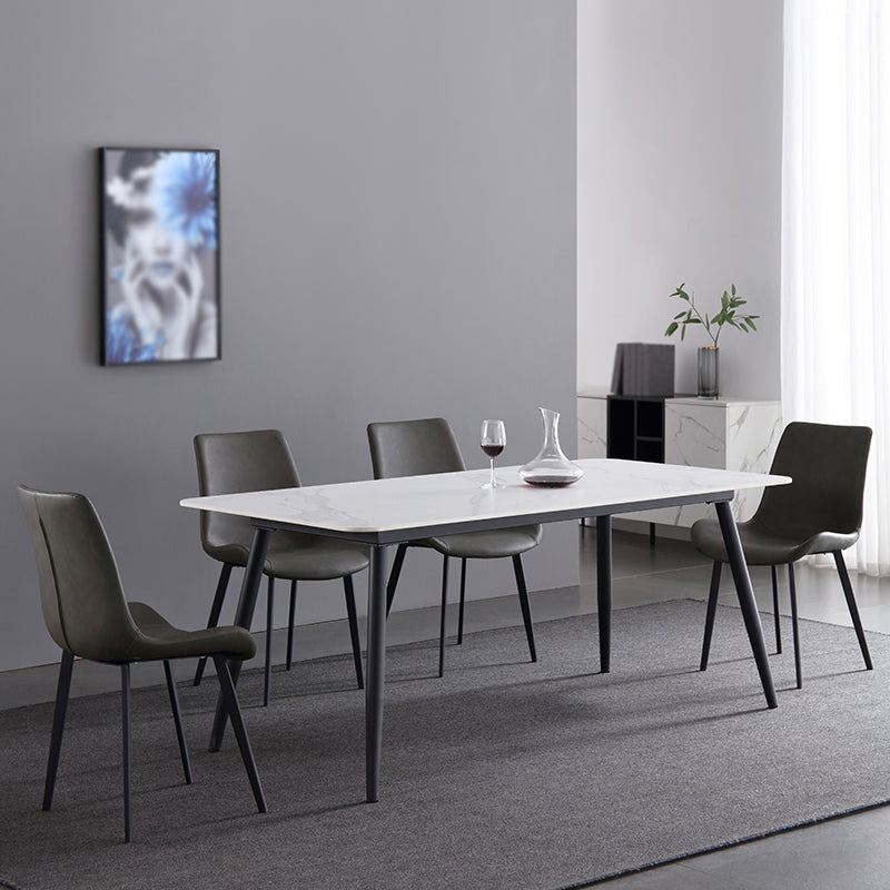 Sintered Stone Home Dining Table Industrial Dining Room Table