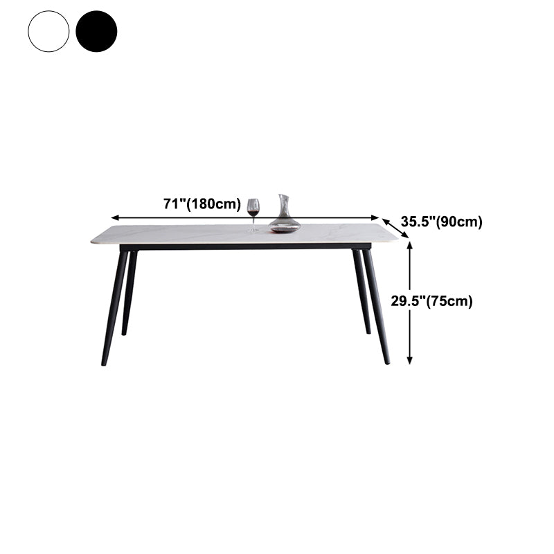 Sintered Stone Home Dining Table Industrial Dining Room Table