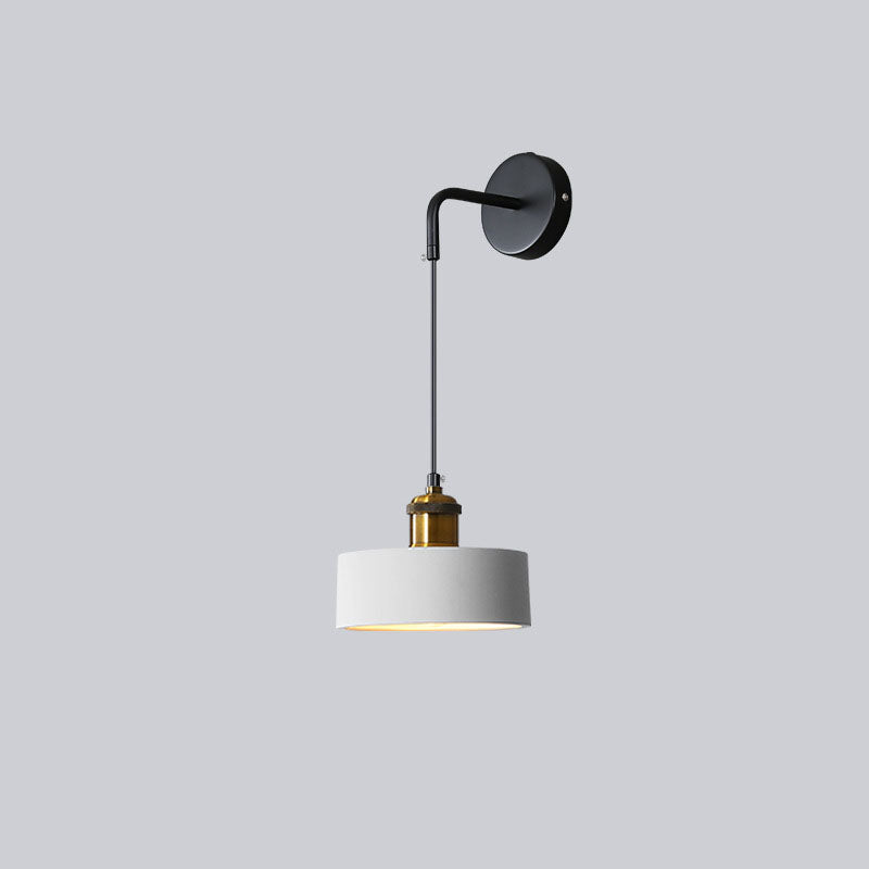 Modern Creative 1-Light Wall Lamp Iron Geometric Wall Light for Bedroom