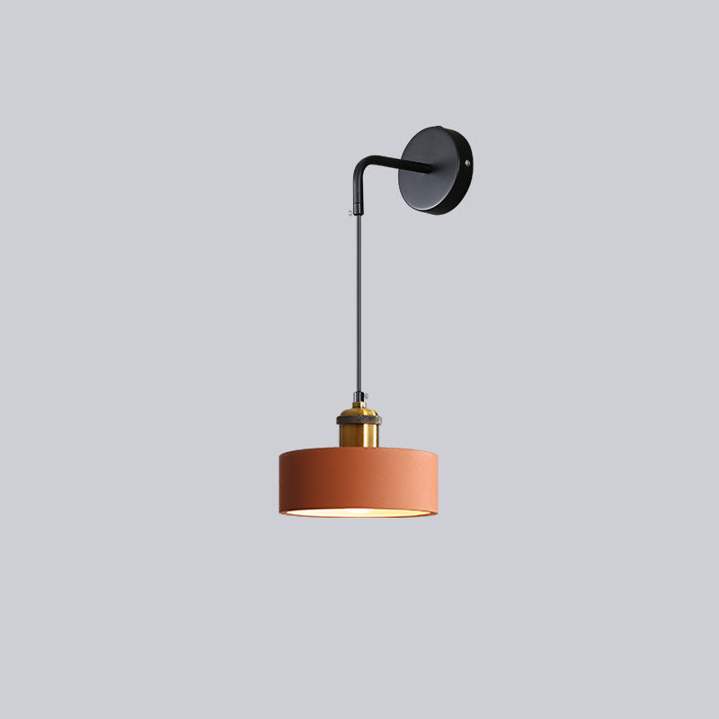 Modern Creative 1-Light Wall Lamp Iron Geometric Wall Light for Bedroom