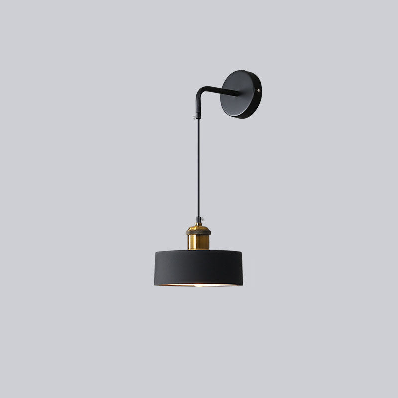 Modern Creative 1-Light Wall Lamp Iron Geometric Wall Light for Bedroom