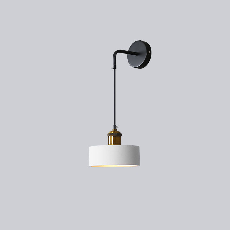 Modern Creative 1-Light Wall Lamp Iron Geometric Wall Light for Bedroom