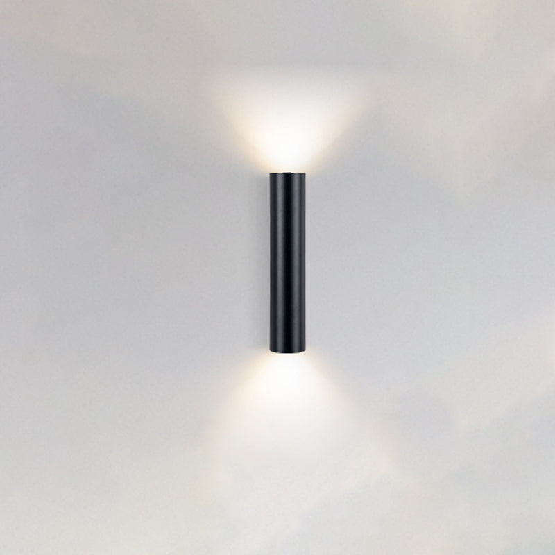 Modern Creative Wall Lamp Aluminium Cylindrical Wall Sconce for Living Room