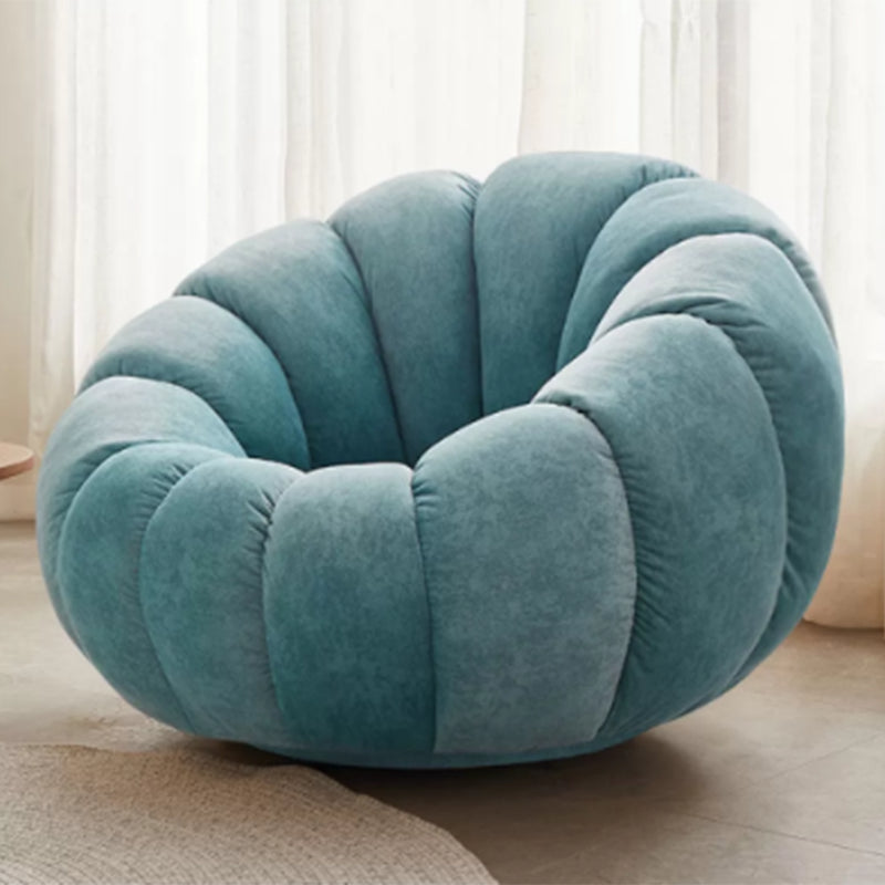 Modern Arm Chair, Wool Blend / Velvet Upholstered Accent Chair, 37"(W) X 37"(D) X 26"(H)
