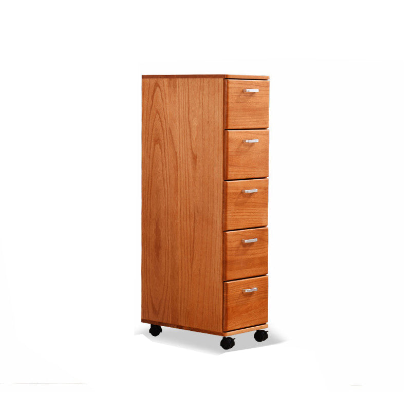 23.62" Wide Accent Chest with Drawers Water Resistant Chest with Wheels