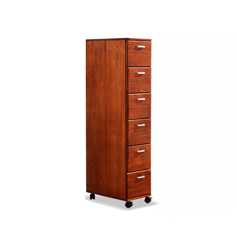 23.62" Wide Accent Chest with Drawers Water Resistant Chest with Wheels