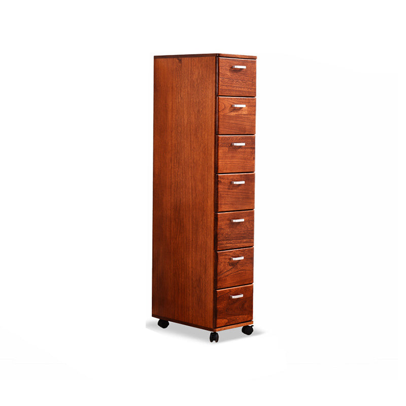 23.62" Wide Accent Chest with Drawers Water Resistant Chest with Wheels