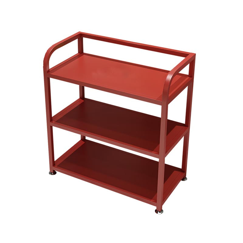 25.59"H Stationary Modern Prep Table Metal Rectangular Prep Table