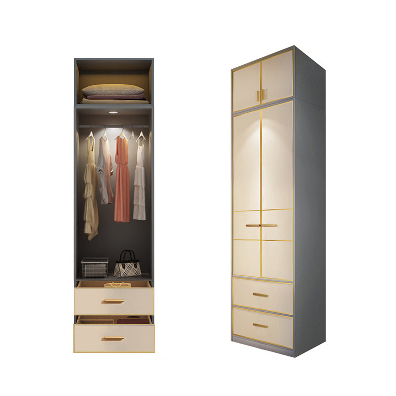 Contemporary Style Wardrobe Wood Wardrobe Closet for Bedroom