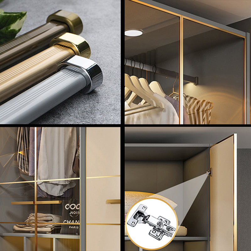 Contemporary Style Wardrobe Wood Wardrobe Closet for Bedroom