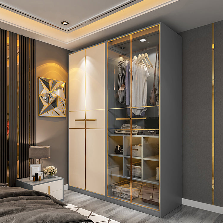 Contemporary Style Wardrobe Wood Wardrobe Closet for Bedroom