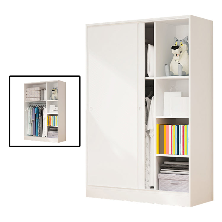 Modern Style Wardrobe Armoire Engineered Wood Wardrobe Cabinet for Home