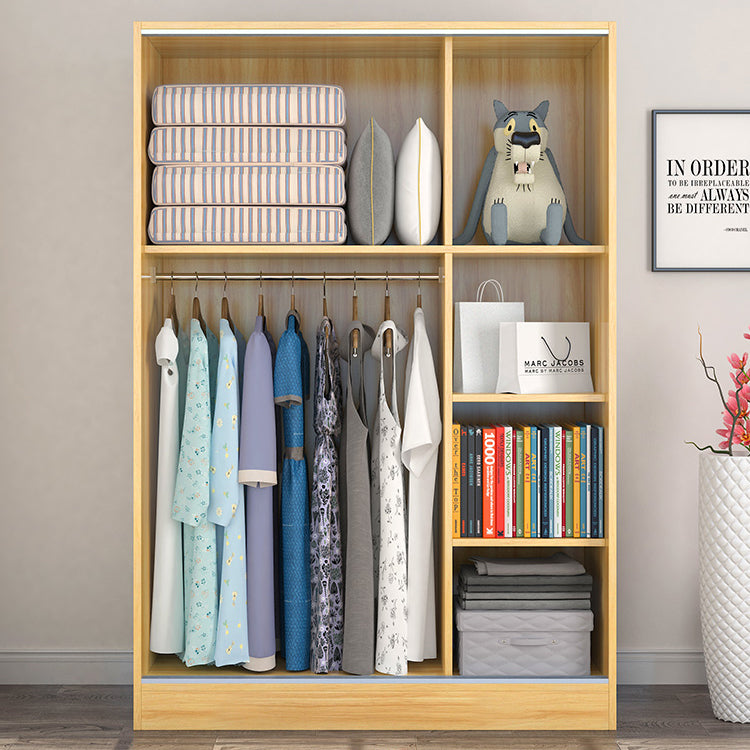 Modern Style Wardrobe Armoire Engineered Wood Wardrobe Cabinet for Home