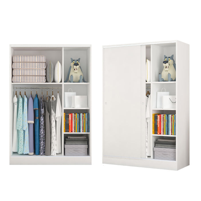 Modern Style Wardrobe Armoire Engineered Wood Wardrobe Cabinet for Home