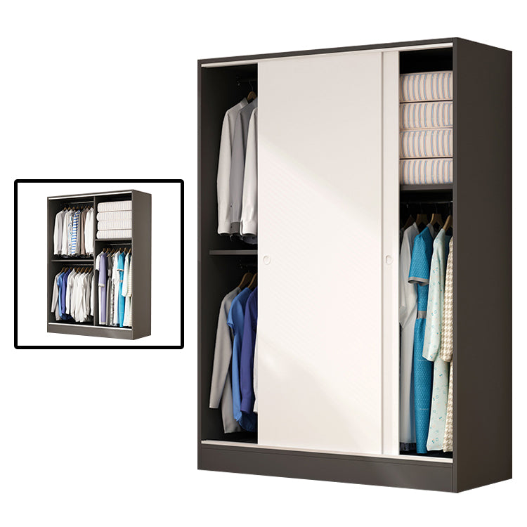 Modern Style Wardrobe Armoire Engineered Wood Wardrobe Cabinet for Home