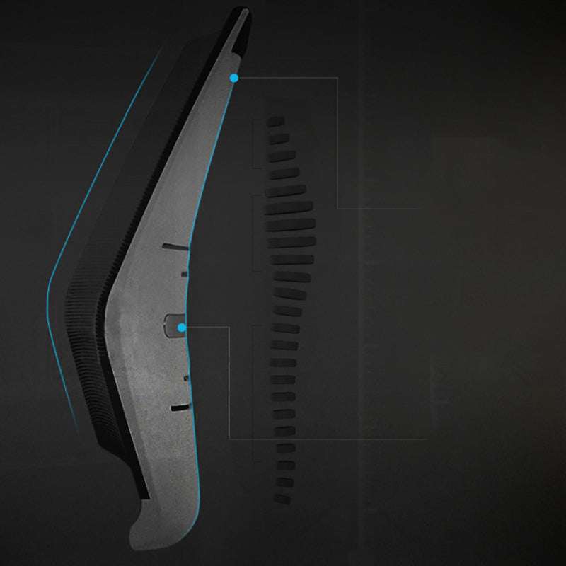 Mesh Mid Back Desk Chair Contemporary Style Fixed Arms Office Chair