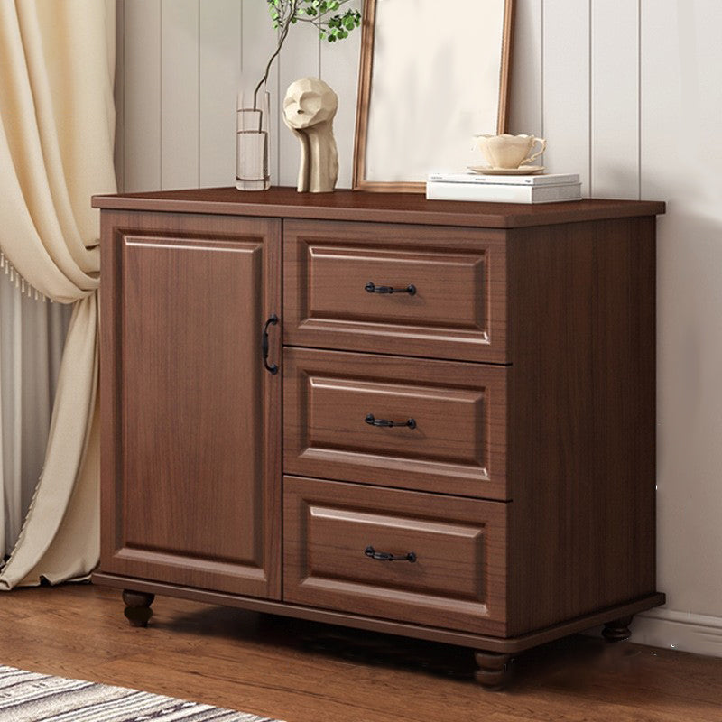 Traditional Combo Dresser Bedroom Wooden Storage Chest for Bedside