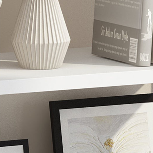 Modern Solid Wood Bookcase Ladder Bookshelf for Any Room, 12" W