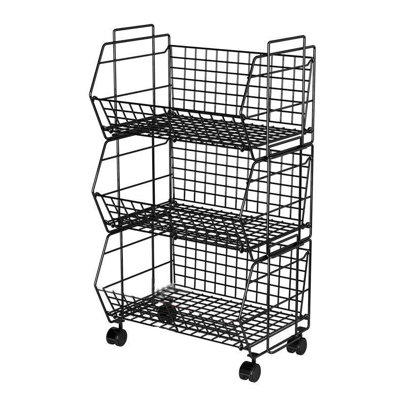 Modern Metal Bookcase, Geometric Bookshelf for Living Room, 17" L X 10.5" W