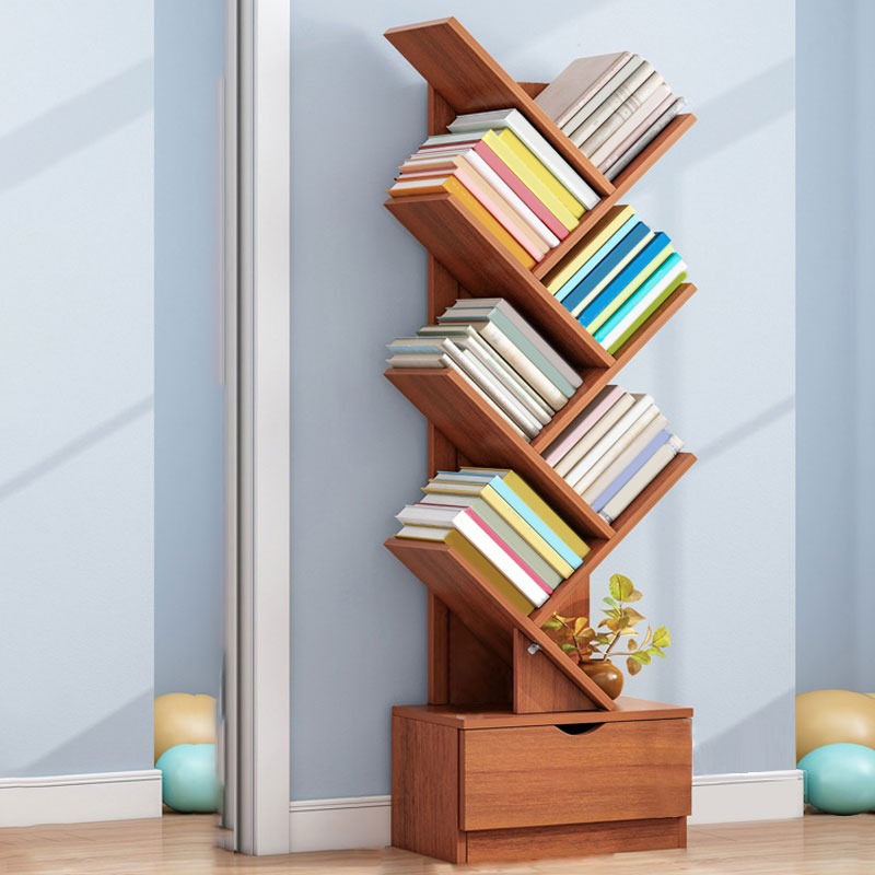 Wooden Bookcase Modern Style Home Living Room Bedroom Bookshelf
