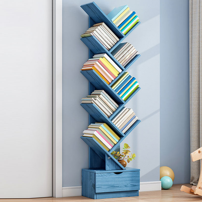 Wooden Bookcase Modern Style Home Living Room Bedroom Bookshelf