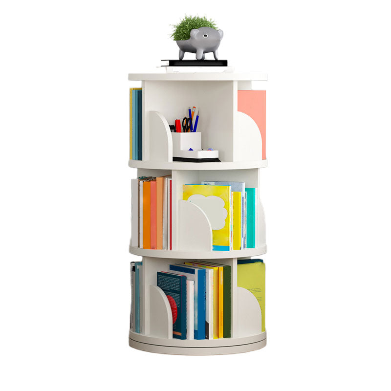 Modern Style Wood Bookcase Closed Back Bookshelf for Any Room