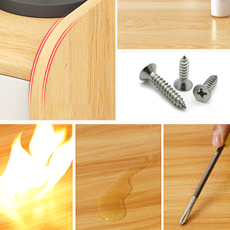 Wooden Bookcase Modern Style Home Living Room Corner Bookshelf