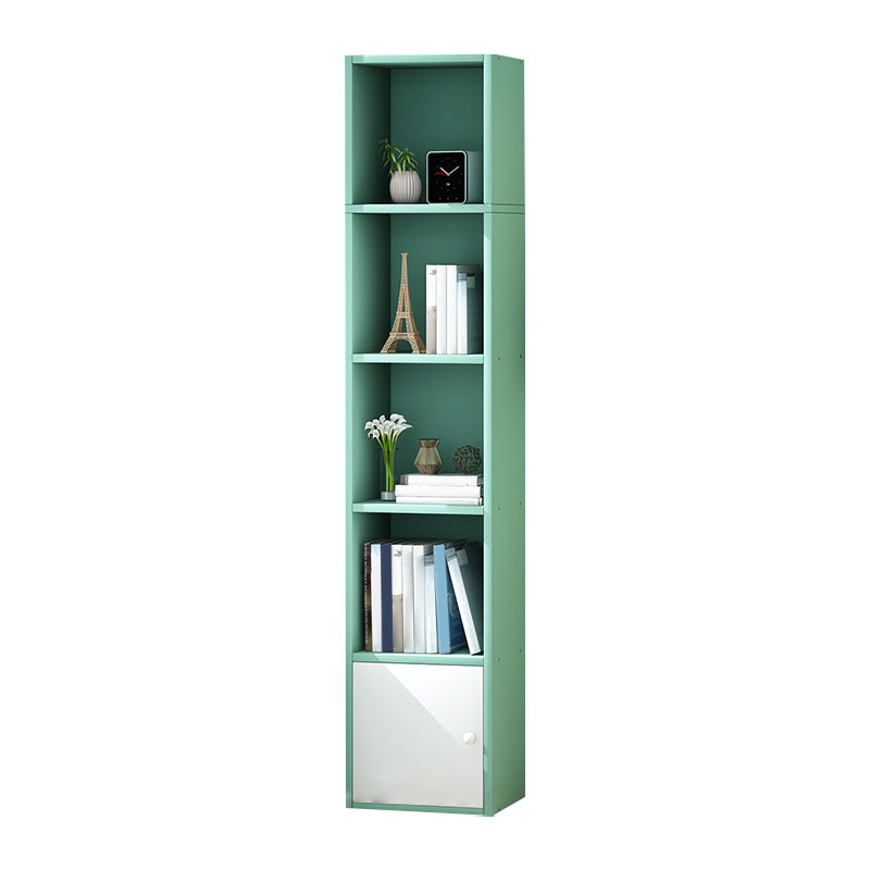 Wooden Bookcase Modern Style Home Living Room Corner Bookshelf