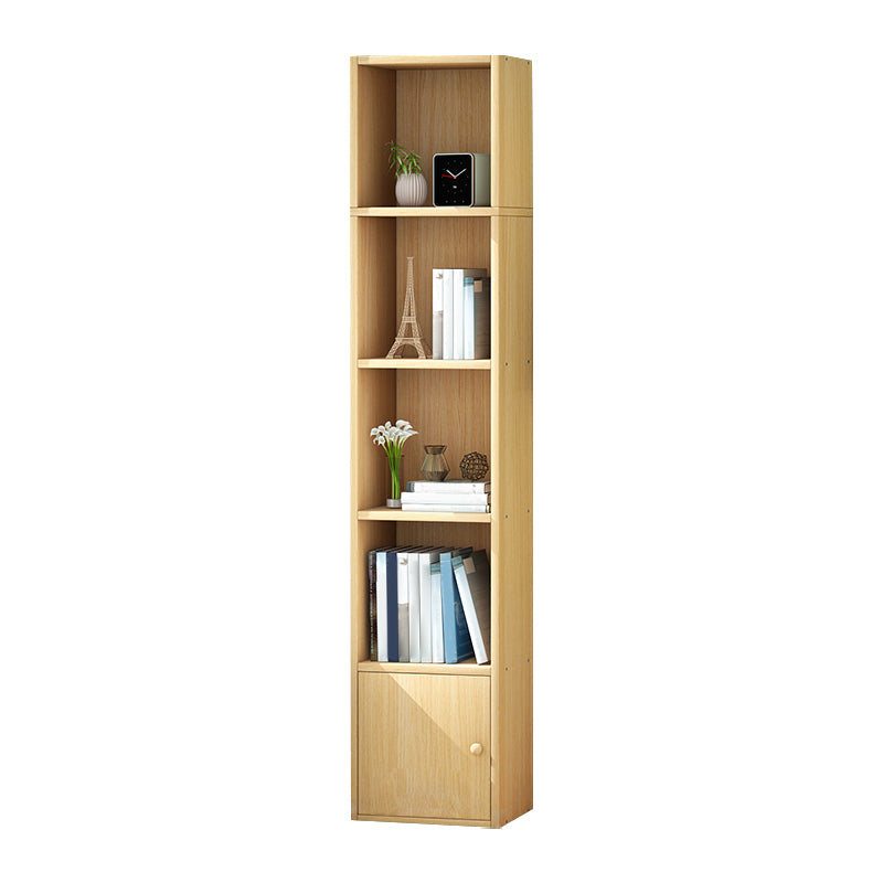 Wooden Bookcase Modern Style Home Living Room Corner Bookshelf
