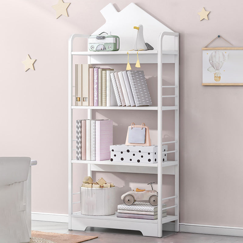 Scandinavian Metal Open Back Bookcase 9.4" Wide Home Bookshelf