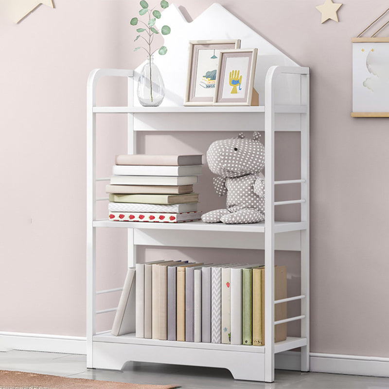 Scandinavian Metal Open Back Bookcase 9.4" Wide Home Bookshelf