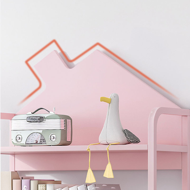 Scandinavian Metal Open Back Bookcase 9.4" Wide Home Bookshelf