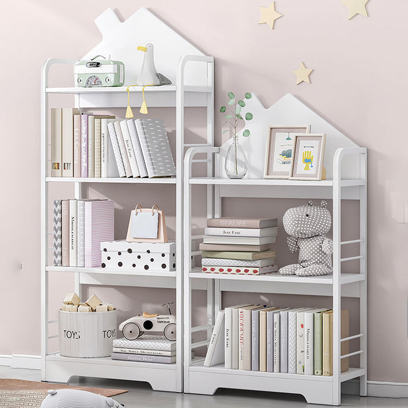 Scandinavian Metal Open Back Bookcase 9.4" Wide Home Bookshelf