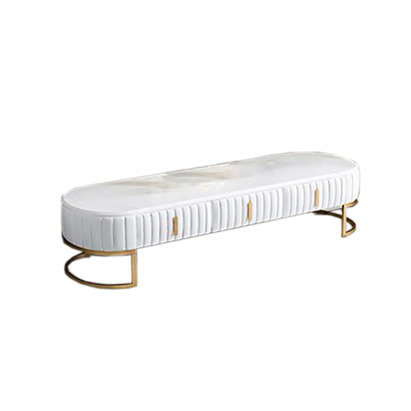 Glam Style TV Stand Enclosed Storage TV Console with Drawers