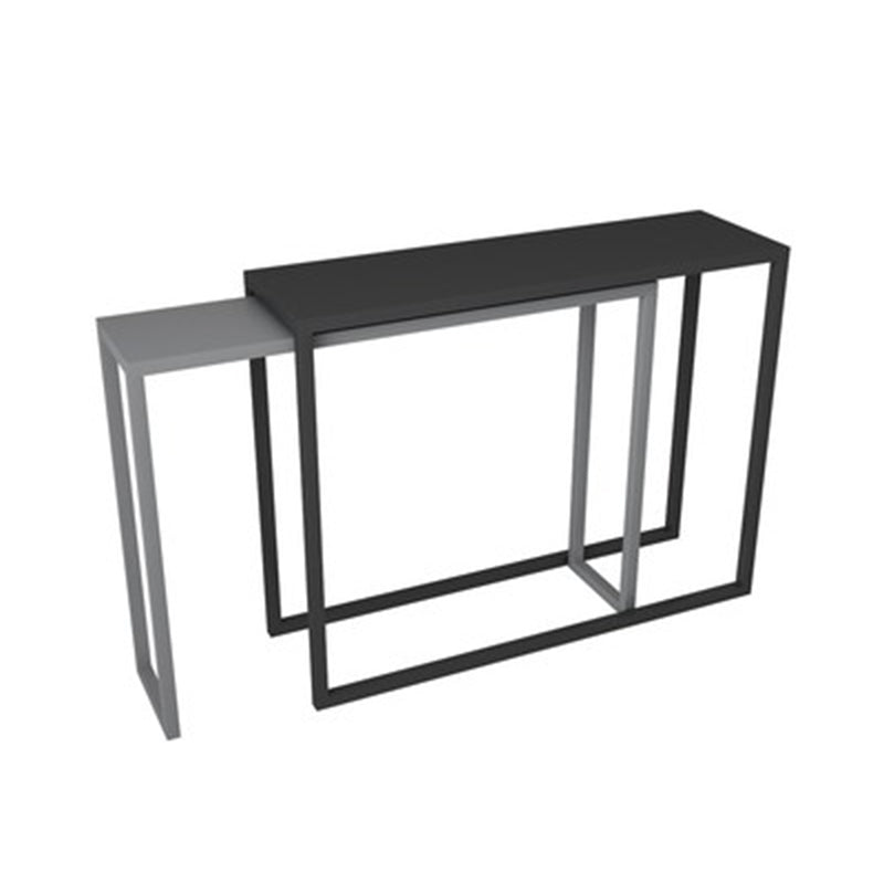 Sled-base Console Table, 11.8" W Ironcraft Modern Hallway Console Sofa Table