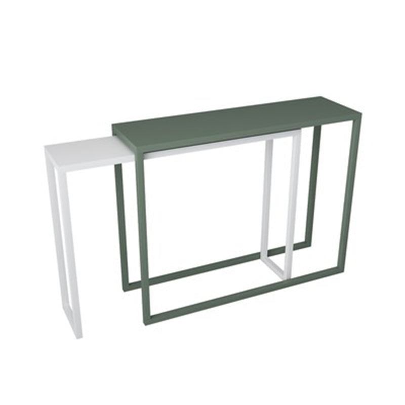 Sled-base Console Table, 11.8" W Ironcraft Modern Hallway Console Sofa Table