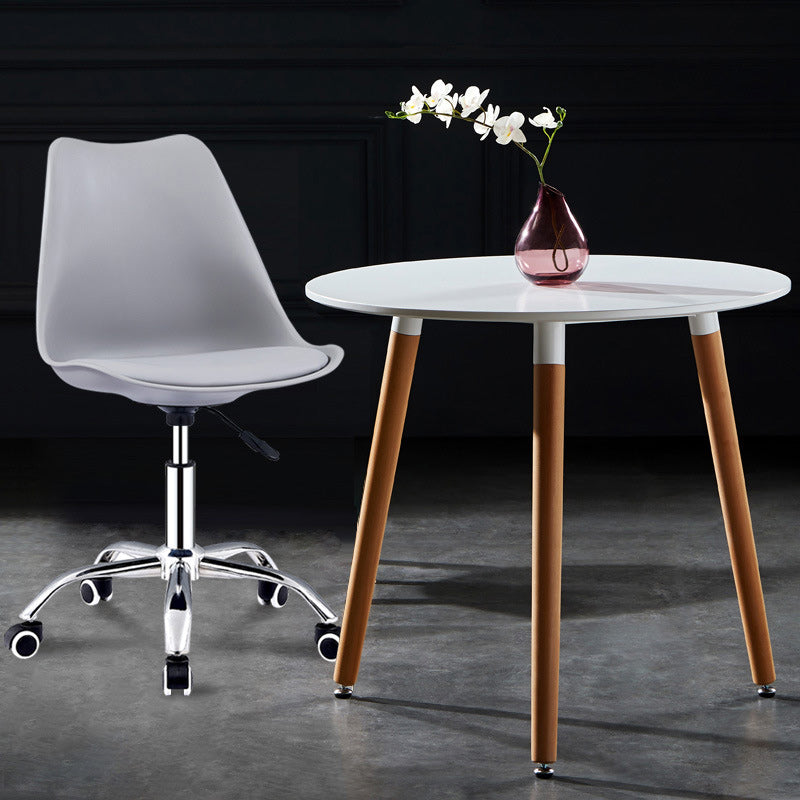 Contemporary Style Bar Stool Liftable Counter Bar Stool with Metal Legs