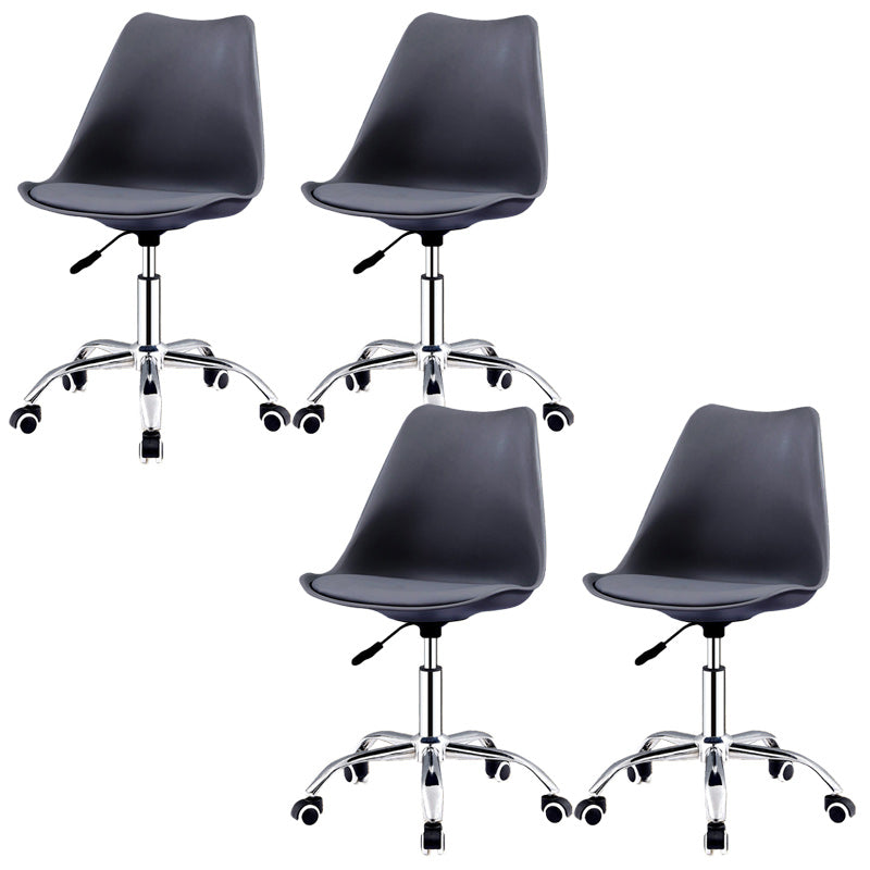 Contemporary Style Bar Stool Liftable Counter Bar Stool with Metal Legs
