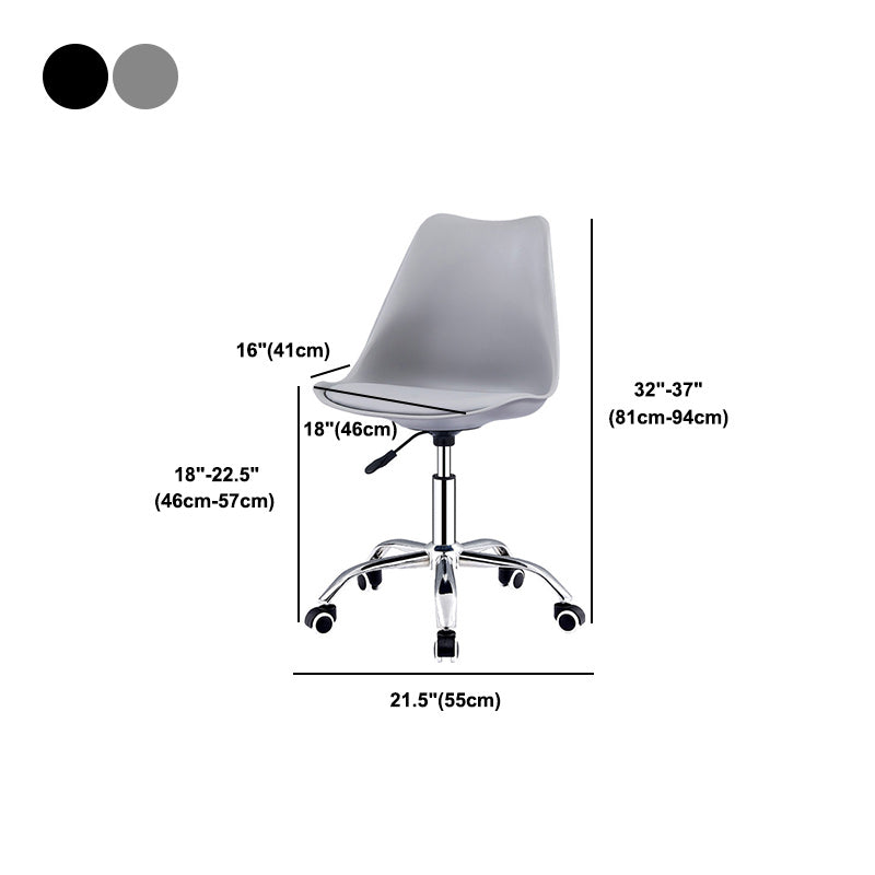 Contemporary Style Bar Stool Liftable Counter Bar Stool with Metal Legs