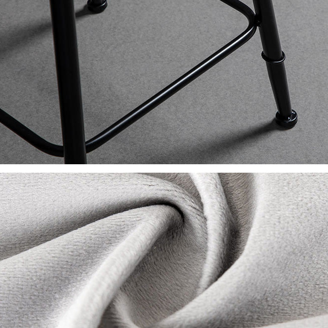 1/3 Pieces Industrial Iron Bar Table Set Round Bistro Set with Grey Stone Top