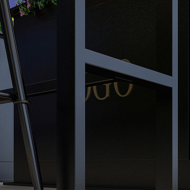 Modern Outdoor Pub Dining Set 1/2/5 Pieces Rectangle Metal Counter Height Pub Set